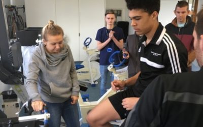 Sports students take on Bradley Wiggins and Chris Hoy for fitness!