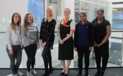 Travel and Tourism students put through their paces by EasyJet staff