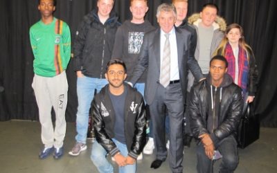 David Dein, Former Chairman of Arsenal FC delivers aspirational speech to students