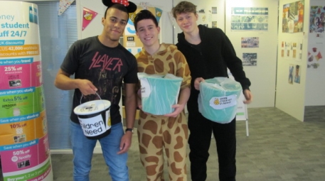 Students embrace Children in Need
