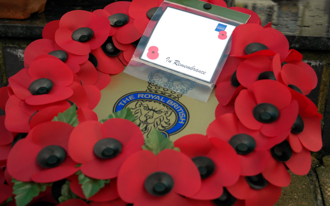 Competition winner covers Remembrance Service