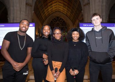 The students who at London Citizens concert 29.11.18