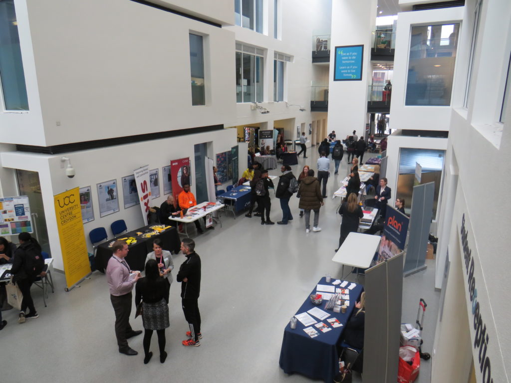 Progression Fair 2019 at Coulsdon Sixth Form College in full swing