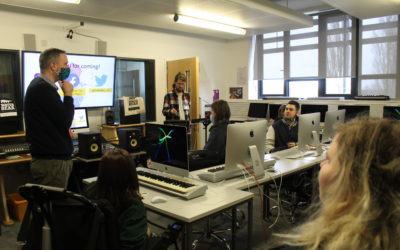 WaterBear College of Music give talk to Upper Sixth students