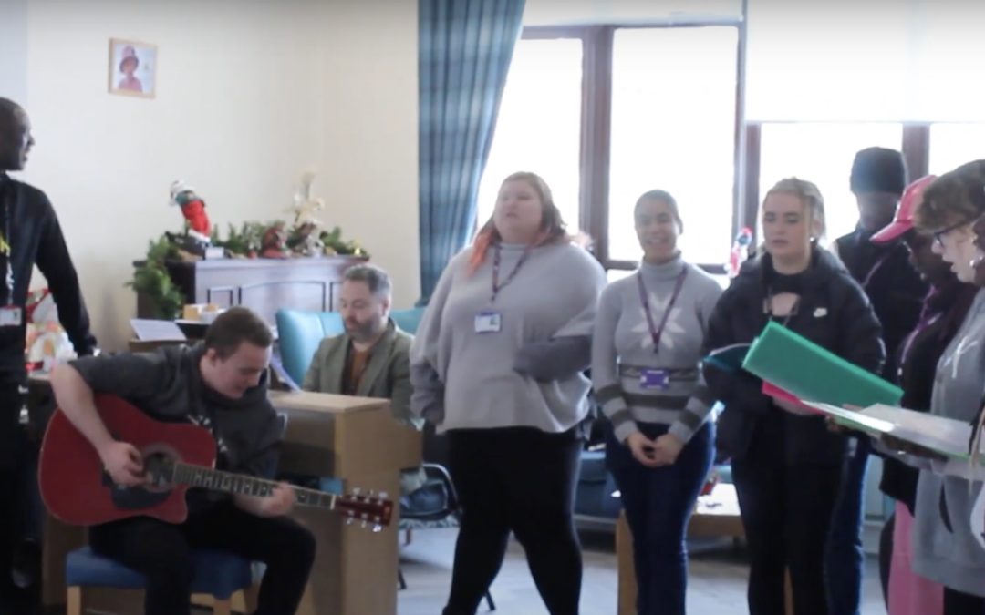 CSFC Students Brought the Christmas Spirit to Toldene Court